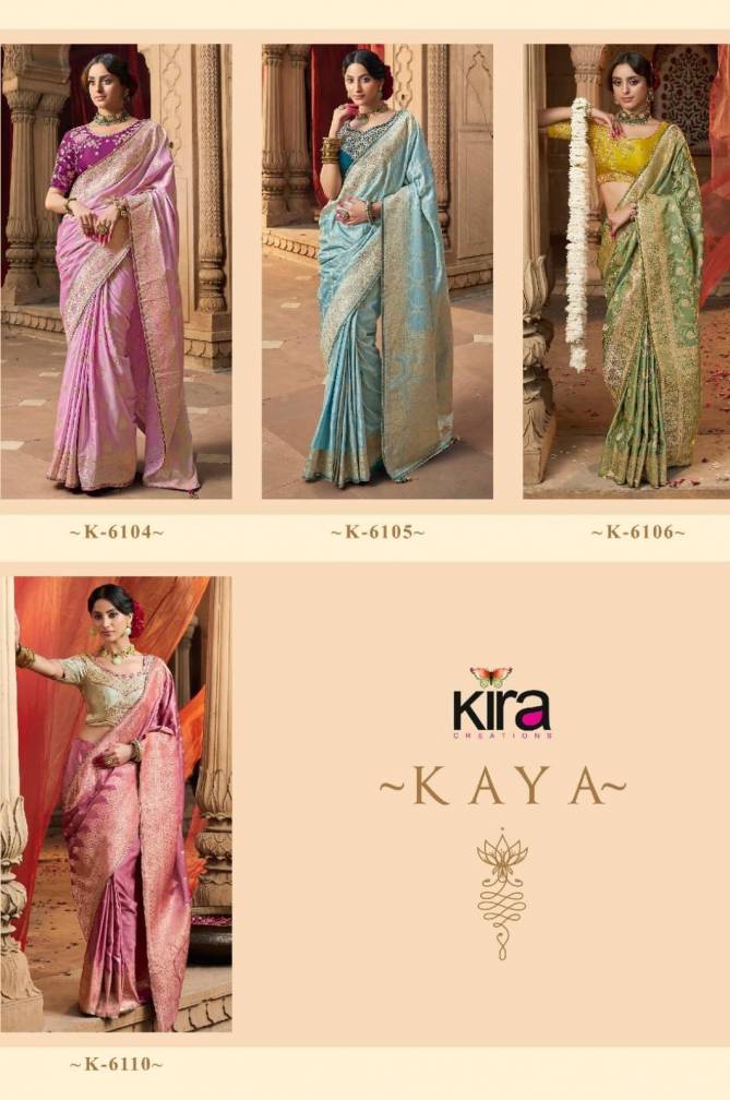 Kaya By Kira Sattin Wedding Wear Saree Wholesale Clothing Distributors In India